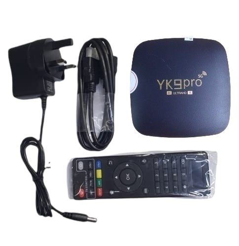 Android Smart Tv Box - yk9 pro - Ram 8Gb -Rom 128Gb - Black