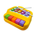 Music Zone Xylophone & Piano - Musical Toy For Kids - 5 Keys - Multi Color. 