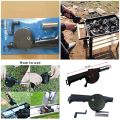 Manual Air Blower Fireplace Bellow Portable Hand Crank Fan for BBQ Picnic Outdoor Camping Hiking Cooking Tool. 