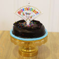 Fan Surprise Banner Candle Funny Party Happy Birthday Cake Decoration Children's Creative Wish. 