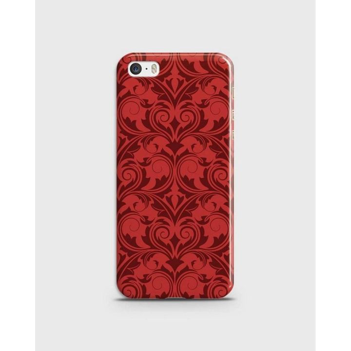 Iphone 5C Cover 3D Hard Case Red Floral Print - 1Cover2154-