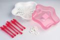 Flower Shape Plastic Glass Cup Holder Drying Rack Stand Glass Stand 6 Glass Stand High Quality Cup Stand Kitchen Stand glass stand for kitchen. 