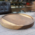 Pizza Pan Base, Pizza Serving Platter Wooden Without Handle - Wooden Pizza Pan Plate, Base Shaped Tray for Kitchen & Restaurant, 07 Inch x 17 Inch Round Pizza Base, All Sizes Available, Microwave Safe. 