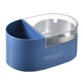 Wall-mounted Ashtray Windproof Removable with Lid Waterproof Bathroom Ash Storage Box for Toilet. 