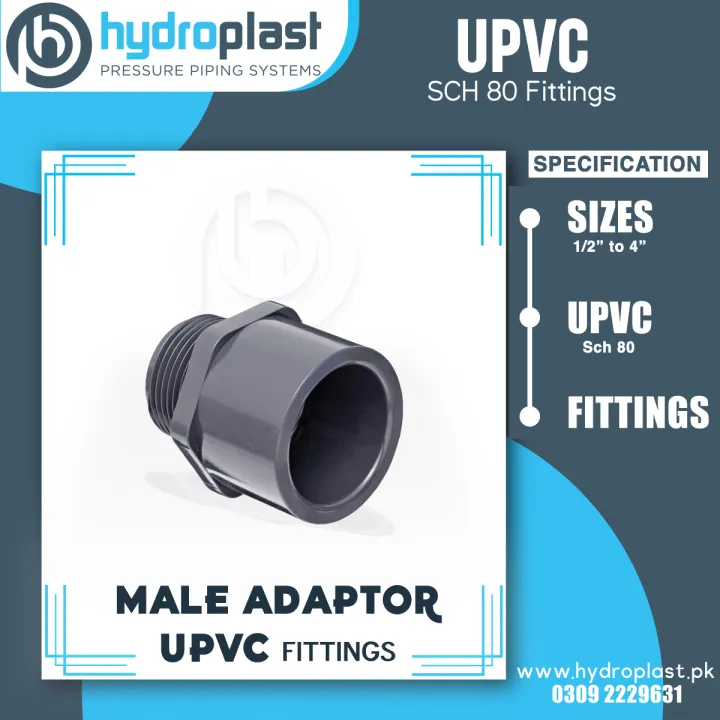 UPVC%20MALE%20ADAPTOR%20-%20Sch%2080%20FITTINGS%20-%20Image%202