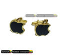 Modern Cufflinks for Men apple Shape | Stud for Men. 