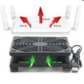 Router Fan DIY PC Cooler TV Box Wireless Cooling Silent Quiet DC 5V USB Power 120Mm Fan 120X25mm 12CM W/Screws Protective Net. 