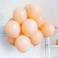 20pcs 10inch long Peach Pastel Balloons Macron balloon Matte Latex Balloon, Baby Shower Balloon, Bridal Shower, Wedding, helium balloons Macron Balloon without shinny. 