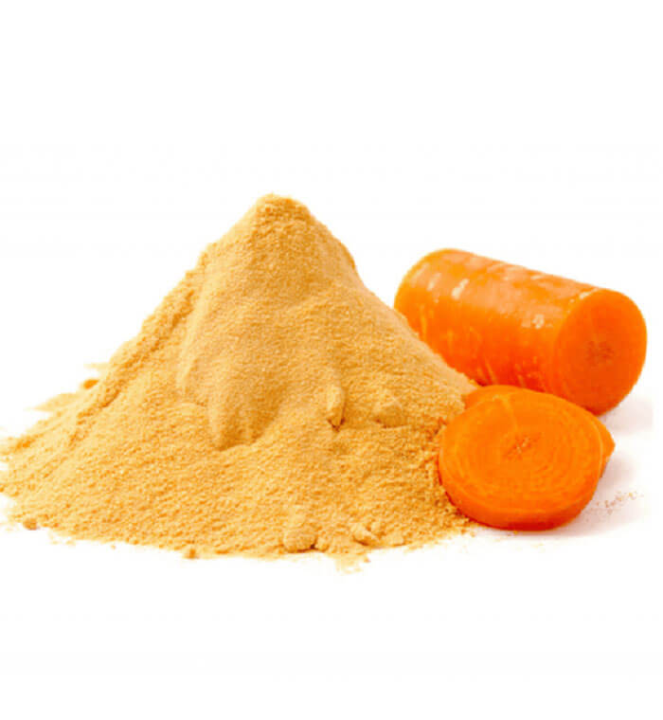 Organic Carrot Powder - for Skin , Applying or  Drinks, - antioxidant ,beta-carotene,  Vitamin A, Vitamin C, K  Vitamin B6  - Carrot Clay