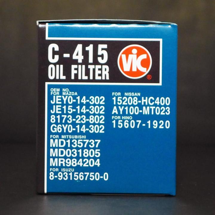 VIC%20OIL%20FILTER%20C415%20%20for%20NISSAN%20Dayz,%20Dayz%20Highway%20Star,%20Roox,%20Otti,%20Bluebird,%20Clipper,%20MITSUBSHI%20eK-Wagon,%20i,%20Minica,%20Minicab,%20Pajero%20Junior,%20Pajero%20Mini,%20eK-Active,%20eK-Custom,%20eK-Space,%20eK-Sport,%20KIA%20Picanto,%20Spectra%20MAZDA%20RX-7,%20RX-8%20-%20MADE%20IN%20JAPAN%20-%20Image%205