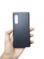 F52A back cover Soft Case Black TPU Silky Cover Camera Protection Bumper Phone Protective Back Cover. 