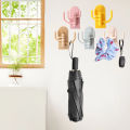 Keychain Hook Wall Mounted 3-hook Key Bag Hanger Kitchen Organizer. 