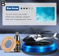 Car Helicopter Aroma Diffuser Air Freshener Solar Power with refill perfume. 