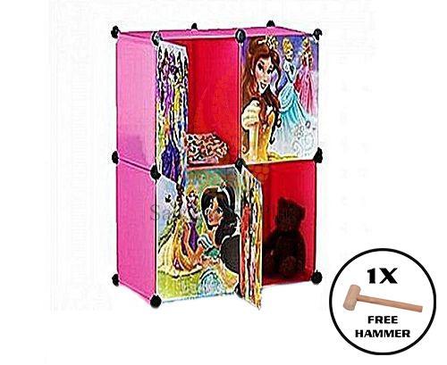 Princess DIY Plastic Wardrobe 4 Cubic