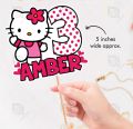 Hello Kitty Theme PERSONALISED Digital Cake toppers for Birthday Party Celebration & Perfect Birthday Gift. 