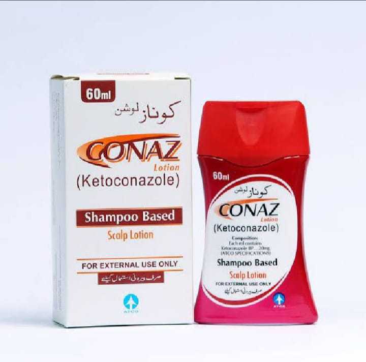 Conaz Lotion Base Shampoo For Dandruff Fast Effective 60 ml