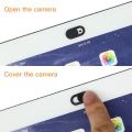 !ACCEZZ 12Pc/lot WebCam Cover Shutter Magnet Slider Plastic For Laptop Camera Web PC Tablet Smartphone Universal Privacy Sticker-12PC White. 