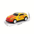 6 Pcs - Alloy Tin Metal Body Model Racing Car Toy Set - Pullback Toys For Kids Boys GIrls Baby Colorful Vehicle Set Children Playing and enjoy Racing On Track Fun. 