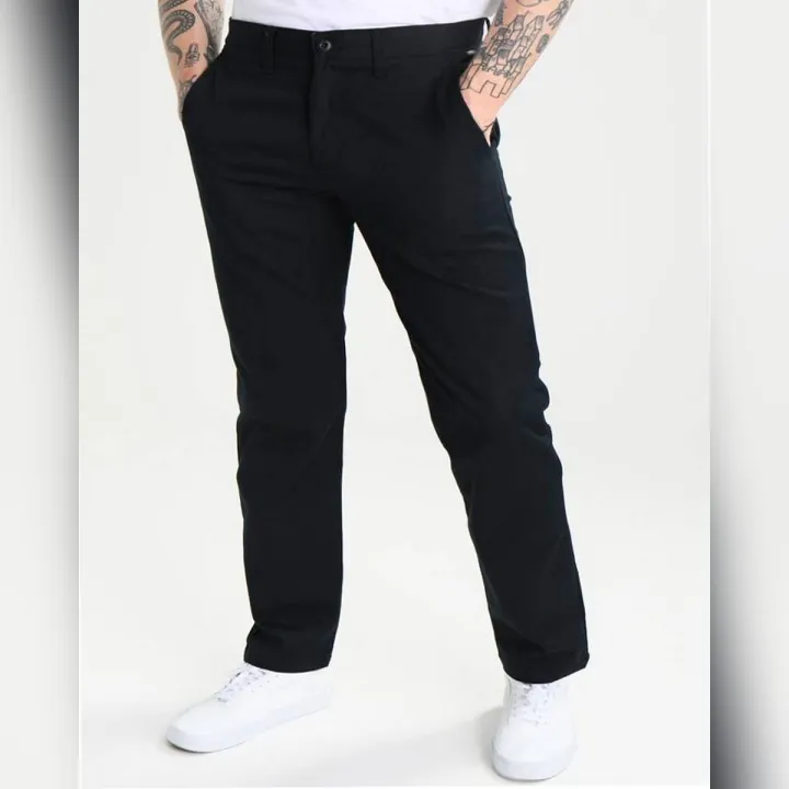 Black%20Cotton%20Men's%20Chino%20Slim%20Fit%20-%20Image%202