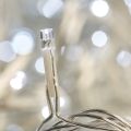 (2/4/6 Pcs) White Fairy Light - 20 Feet String LED Fairy Lights- Blinking Lights with Adaptor for Decoration. 