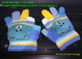 Woolen Baby Gloves for Toddlers (Half Cut Thumb & Index Finger) - 1 Pair. 