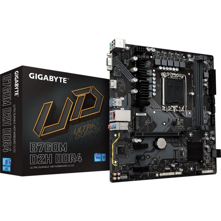 Gigabyte B760M D2H DDR4 Intel Socket LGA1700 13th 12th Gen Motherboard Rev 1.0