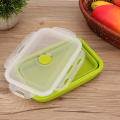 Crockery Mall Student Silicone Box Silicone Collapsible Box Food Storage Container Set. 