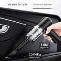Portable Wireless Car Vacuum Cleaner - 2-in-1 High Power Suction & Air Blower - Handheld Cordless Rechargeable Mini Vacuum for Car Interior, Home, Sofa, and Keyboard Cleaning. 