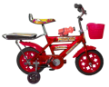 2 wheeler Cycle suitable for 4 to 5 years kids with supporting tyres. 