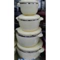 WOERKSNG HOT POT SET 4 Pcs/28 ,24 ,20 ,16 cm CAPACITY. 