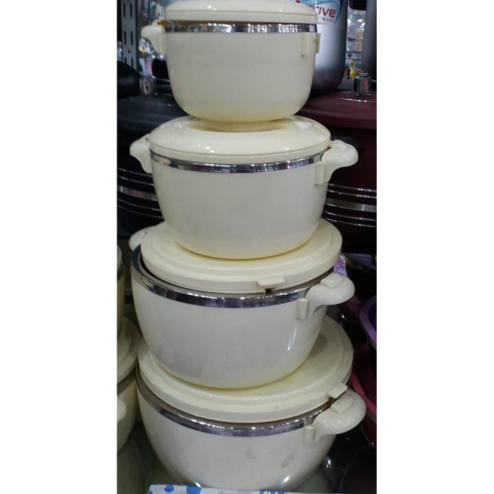 WOERKSNG HOT POT SET 4 Pcs/28 ,24 ,20 ,16 cm CAPACITY