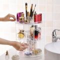 Rotating 360 Degree Crystal Jewelry Cosmetic Perfumes Makeup Organizer Display Stand. 