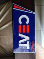 (Pack of 2) English Cricket Bat mrf Sticker Medium quality. 