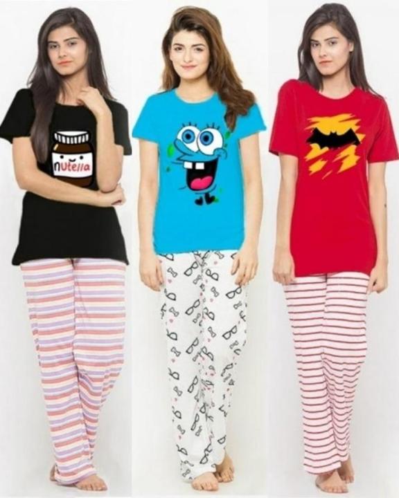 Pack Of 3 - Night Wear Pajama Sets
