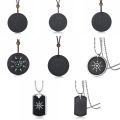 Quantum Scalar Power Energy Bio Science Negative Ions Pendant Necklace For Men Technology Volcanic Lava Jewels. 