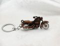 Bike keychain with rotating wheels, Heavy weight Metallic. 