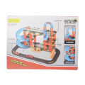 Parking Lot Racing Tracks, 2 Floors Parking Space City Parking Lots Toys With Mini Car, Adjustable Up & Down, Multi-Layer Track Rapid Slide, Accelerated Rotary Ramp Trucks Car Drifts, Early Learning Educational Development Game DIY Toy For Girl Boys & Kid. 