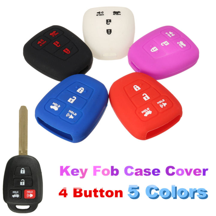 Your%20good%20helper%20Key%20Fob%20Silicone%20Rubber%20Remote%20Cover%20Case%20For%20Toyota%20Camry%20Avalon%20Corolla%20-%20Image%203