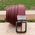 Double Sided Dotted Dress Leather Belt For Men. 