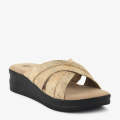 ECS - for Women - Eco-Chic Banana Leather Slides. 