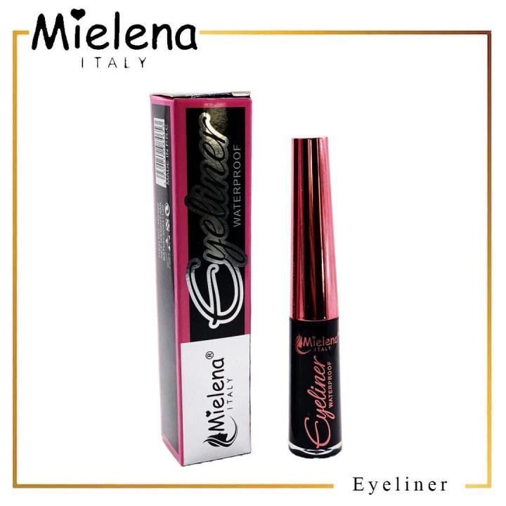 Mielena Water Proof Matte Liquid Eyeliner, Eye Makeup Eyeliner, Waterproof, Smudgeproof, Longwearing Eye Makeup with Ultra-fine Tip, Black.