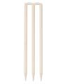 3 Pec Wooden Wicket - White. 