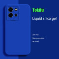 Tokifu For Infinix Note 30 Casing The New Liquid Silicone Angel Eyes Phone Case Full Anti-fall Shockproof Back Cover. 