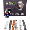 D9 Watch 4 Pro Smartwatch - 49mm OLED Display, Multi-Sport Mode, Waterproof - 7+1 Strap Set. 