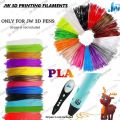 JW 3 Meter (Pack of 6) PLA 1.75mm Filament Printing Materials-PLA Filament For 3D Pen -Eco-friendly Material 3D Pen Filament. 