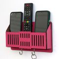 Multi Purpose Wall Mounted Remote Control Stand, Mobile Holder, Key Chain Hanging Stand. 