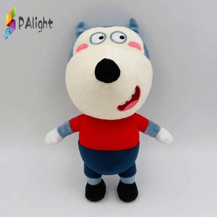 Plush Wolfoo and Lucy Toy with Cartoon Type Soft Durable Long Lasting Cute Series Unique Best Gift for Children 30cm