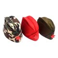 Fashion Military Hat Russian Army Cap Green Camo Badge Women Men Sailor Stage Performance Cosplay Hats Boat Cap Hair Accessories. 