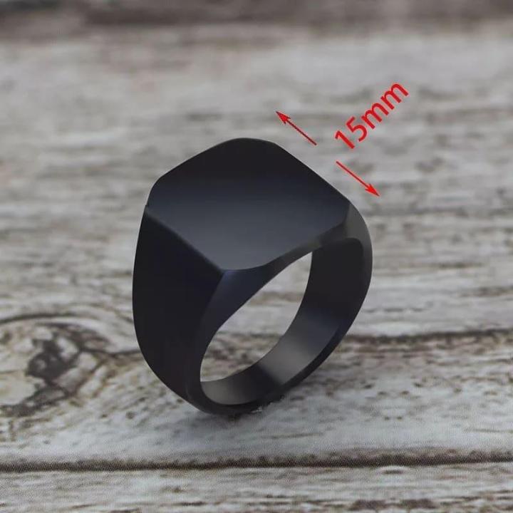 Stylish%20Black%20Punk%20Titanium%20Square%20Ring%20For%20Men%20-%20Image%205