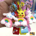 Cute keychians unicorn picacho Mario and cinnamoroll key chains. 